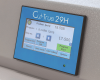 Full-color touchscreen control panel allows users to program up to 100 jobs/100 cuts.