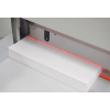 LED cut line allows operators to make fine adjustments and see exactly where the blade will cut